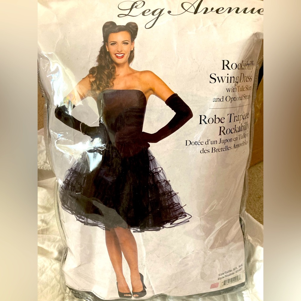 Leg Avenue Rockabilly Swing Dress M/L
